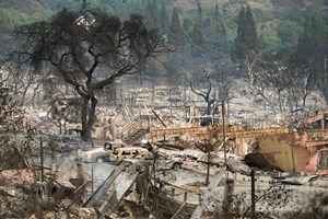 Napa and Sonoma wildfires aftermath, October 2017. Credit Noah Berger/San Francisco Chronicle