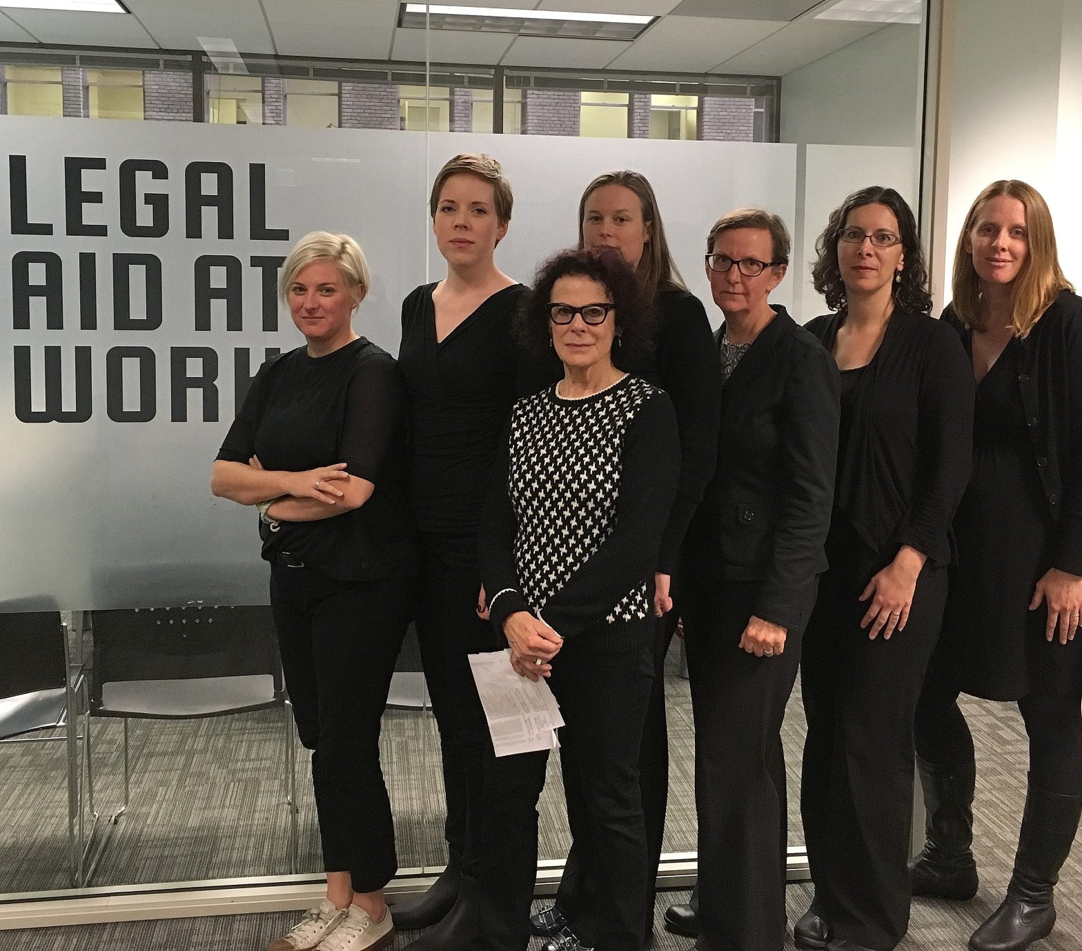 Legal Aid at Work staff in the office