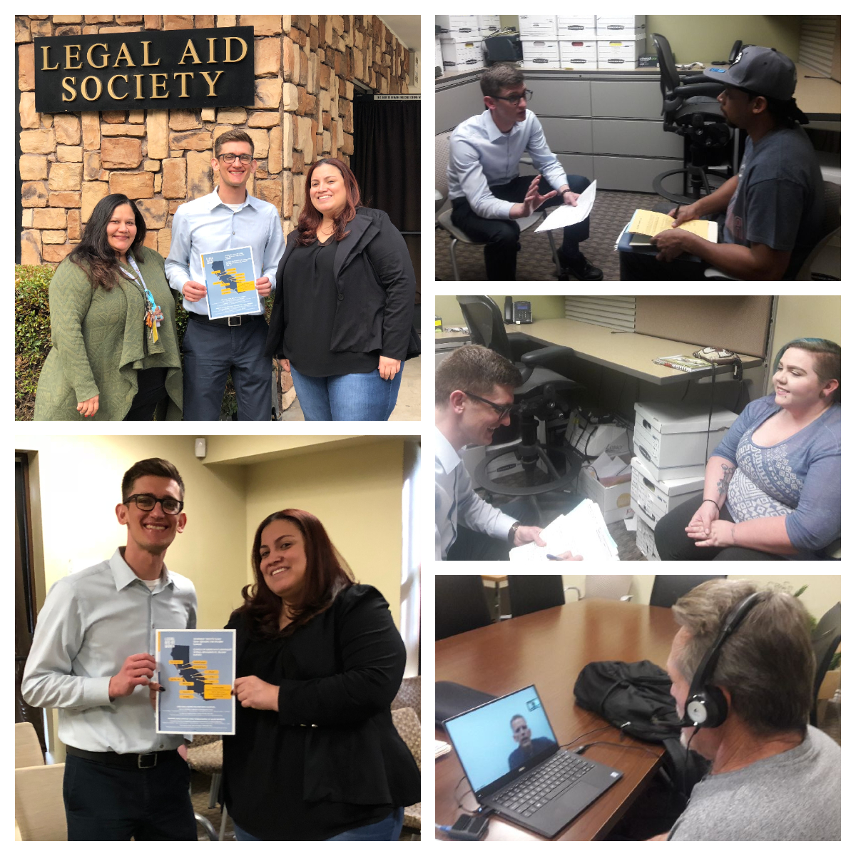 San Bernardino clinic launch photo collage