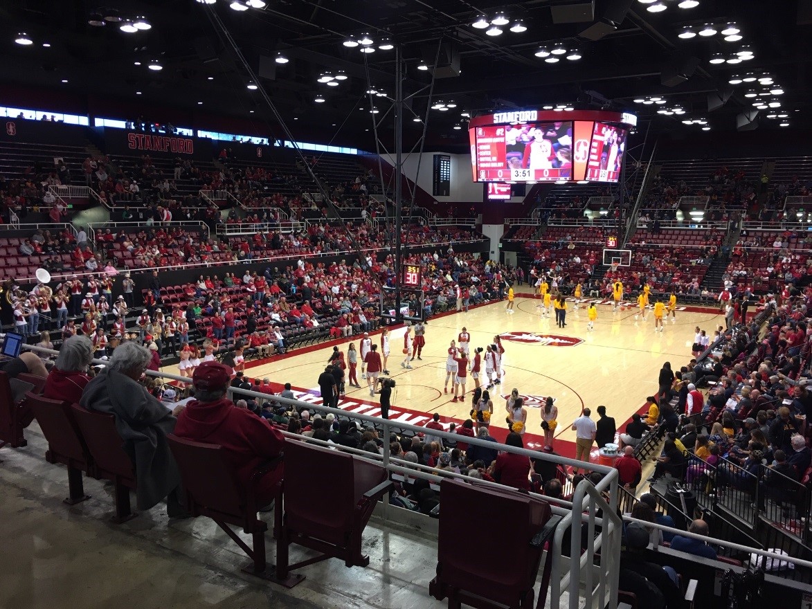 Fair Play for Girls in Sports staff attend the 2019 Stanford University Girls and Women in Sports Day Celebration & Stanford Women’s Basketball Game vs. Cal