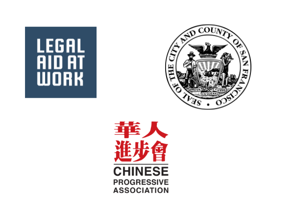 Logos of LAAW, CPA, and the City and County of San Francisco