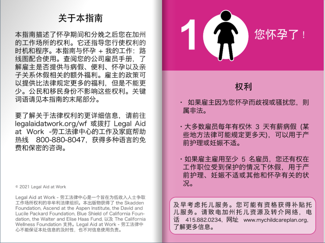 点击这里查看怀孕路线图；图片为打开的书，右侧为粉红色，有一个孕妇的图标。